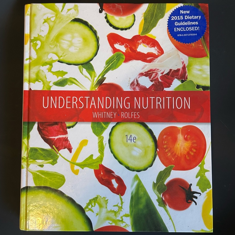 Understanding nutrition textbook 14th ed - ISBN 978-1-285-87434-0